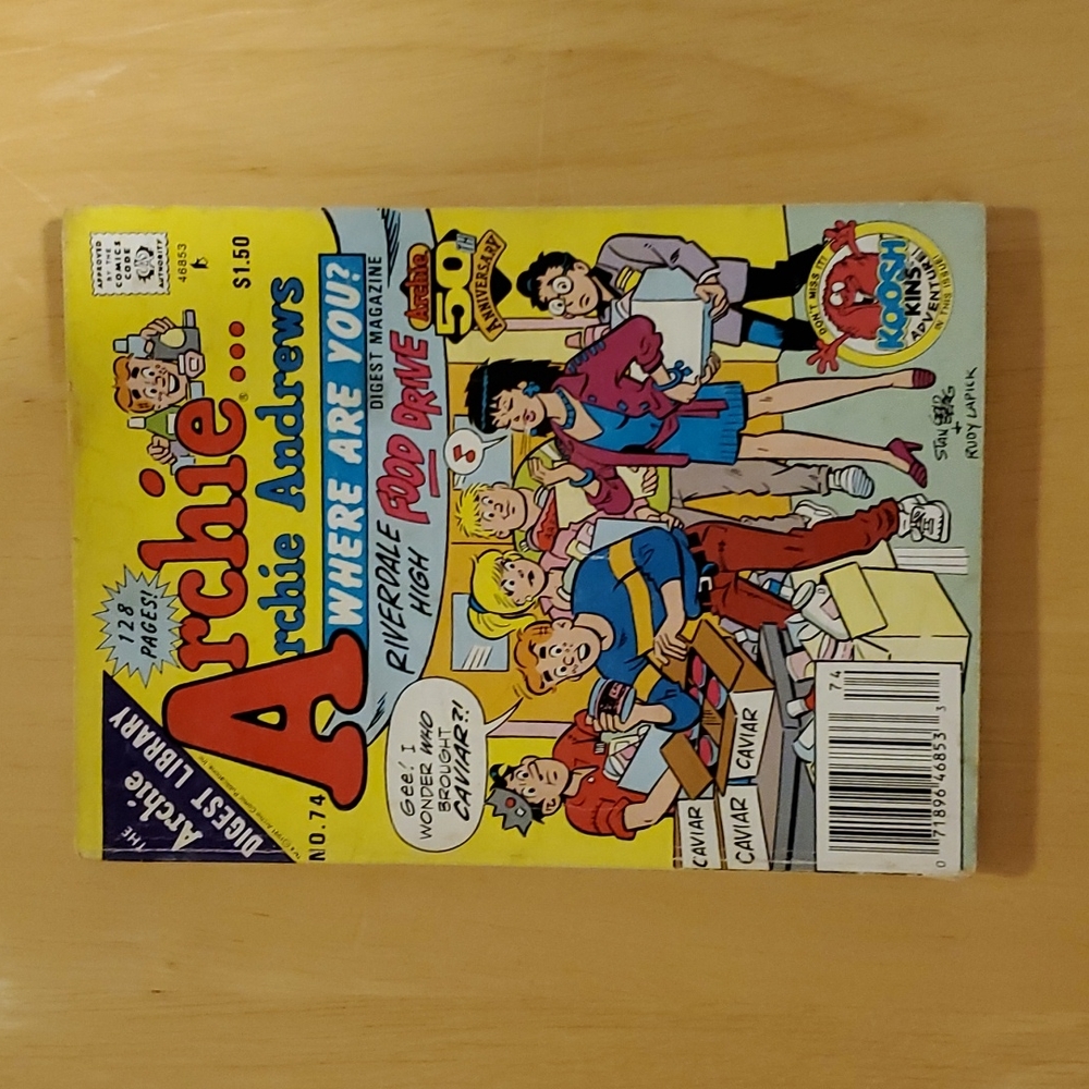 Archie...Archie Andrews Where Are You? Comics Digest # 74